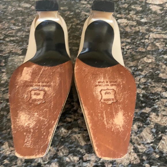 STUART WEITZMAN BLOCK HEEL SHOES SIZE 7W - Picture 10 of 11